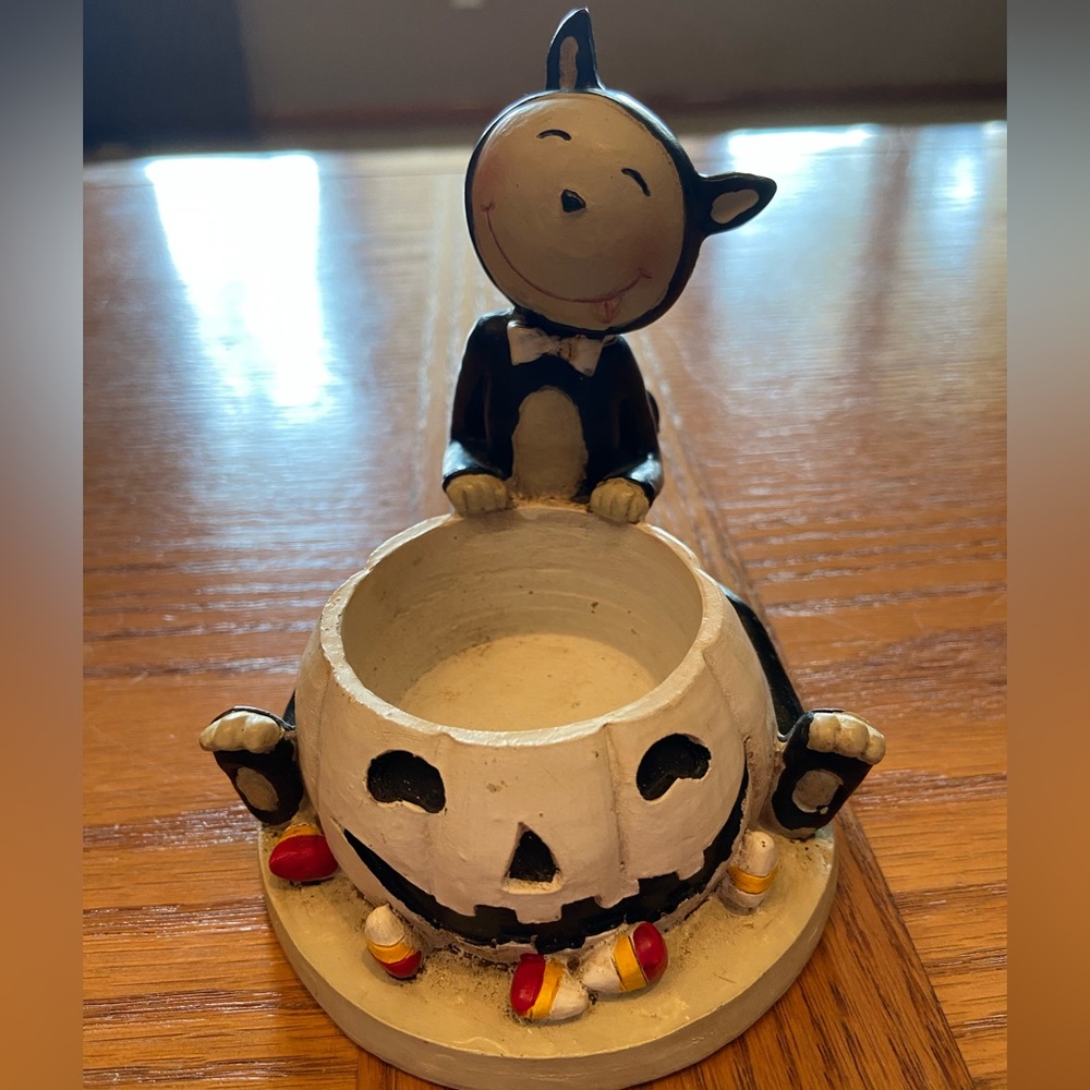 Halloween tea light/ jewelry/ anything holder.